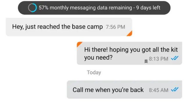 Пример приложения для обмена сообщениями