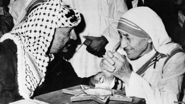 यासिर अराफ़ात, मदर टेरेसा