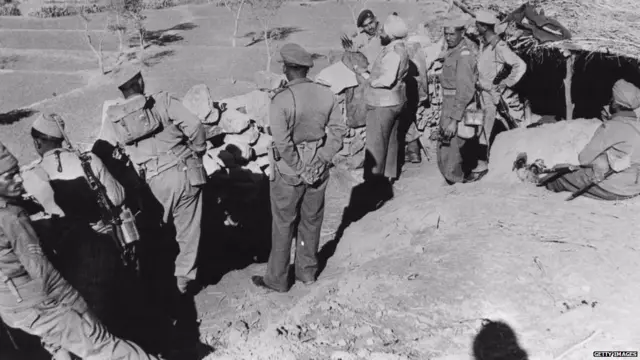 चीन के मोर्चे पर भारतीय सैनिक