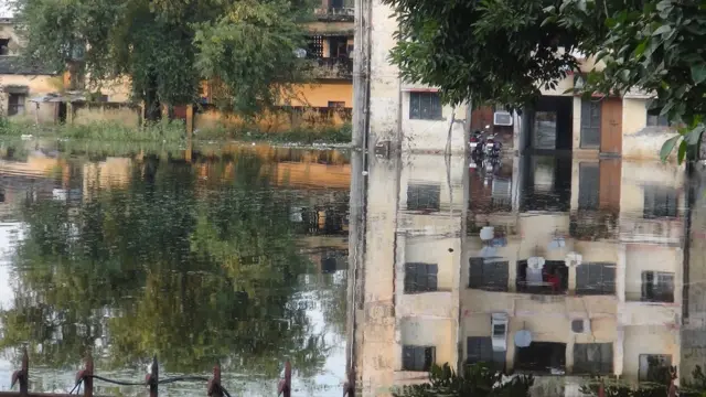 बलिया, जल जमाव, पुलिस स्टेशन, बारिश