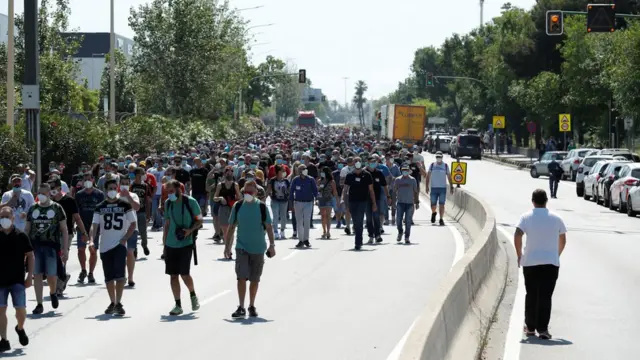 Протесты в Барселоне