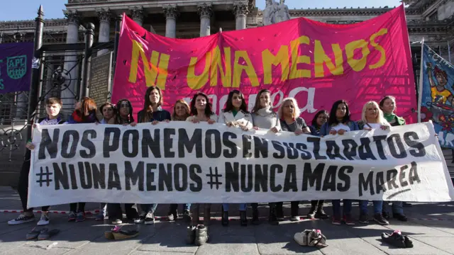 Marcha del colectivo de mujeres #NiUnaMenos