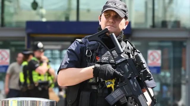 Policía en Manchester