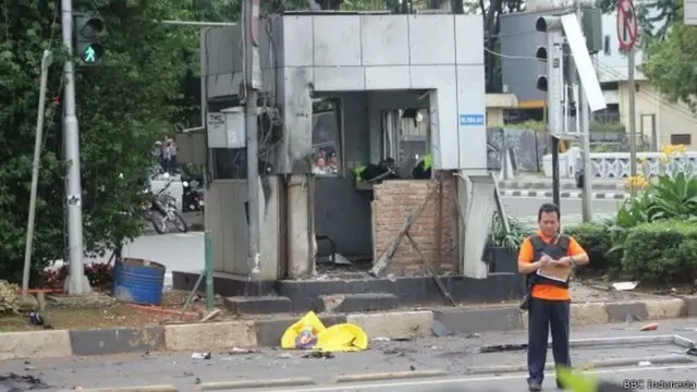 Serangan bom tahun 2016 di jalan Thamrin, Jakarta.