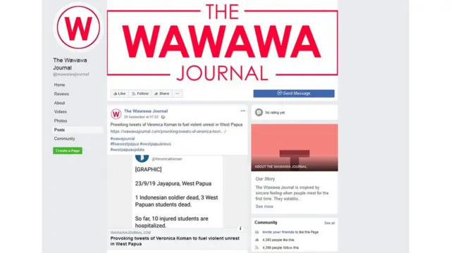 papua, west papua. bot, hoaks, internet, UU ITE, veronika koman