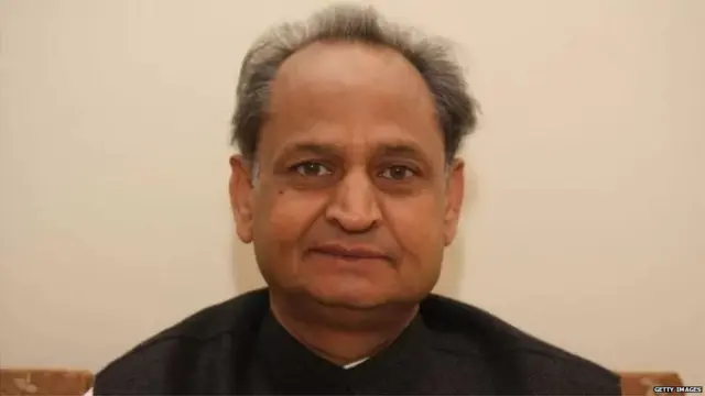 राजस्थान के मुख्यमंत्री अशोक गहलोत
