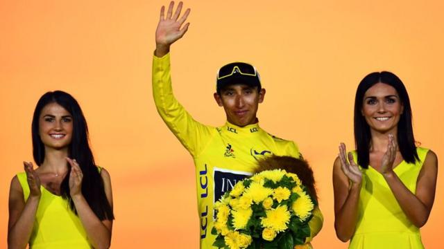 Egan Bernal es el ganador de la 106 edición del Tour de Francia.