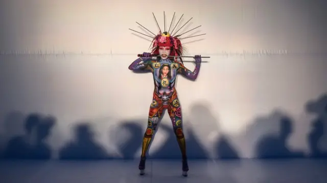 фестиваль боді-арту в Тегу