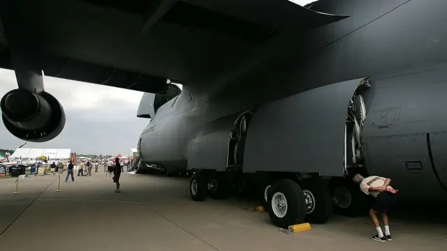 Avión aparcado.
