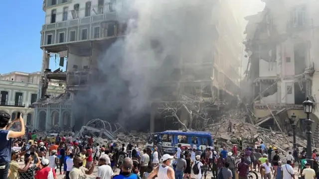 Hotel Saratoga de La Habana: al menos 27 muertos y más de 70 heridos tras  una fuerte explosión en la capital de Cuba - BBC News Mundo