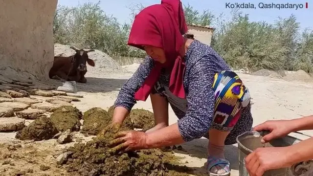 Таппи қилаётган аёл