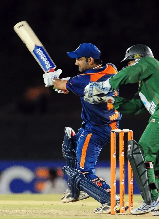 કોલંબોમાં 2010માં એશિયા કપમાં બાંગલાદેશ વિરુદ્ધ મૅચમાં ગૌતમ ગંભીર