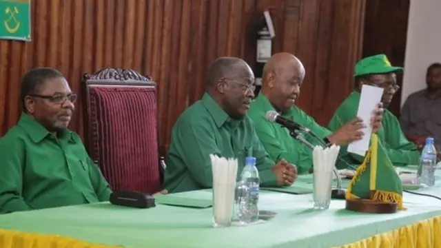 Dkt Magufuli akiongoza mkutano wa Halmashauri kuu ya chama cha mapinduzi (NEC), Makao makuu ya CCM Dodoma Jumapili