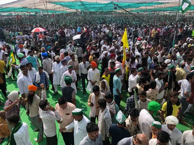 मुज़फ़्फ़रनगर में किसान महापंचायत