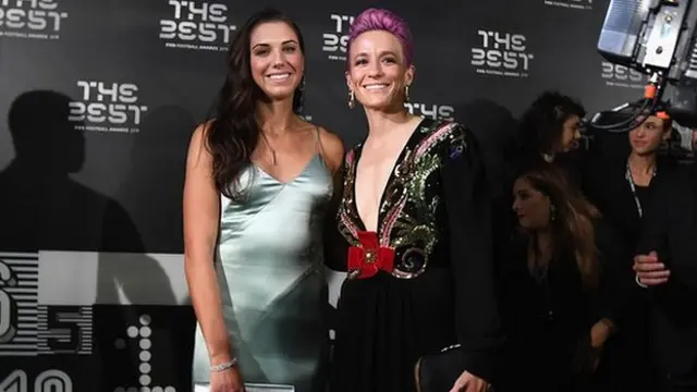 Alex Morgan and Megan Anna Rapinoe