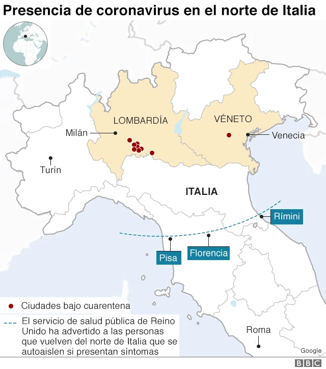 Mapa Italia