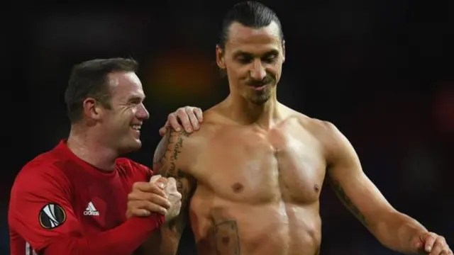 Ibrahimovic na Wyane Rooney