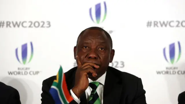 Le président sud-africain Cyril Ramaphosa