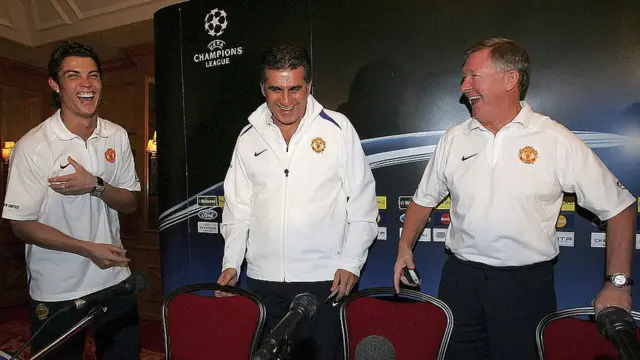 فرگوسن، رونالدو و کیروش