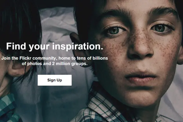 Sitio de Flickr