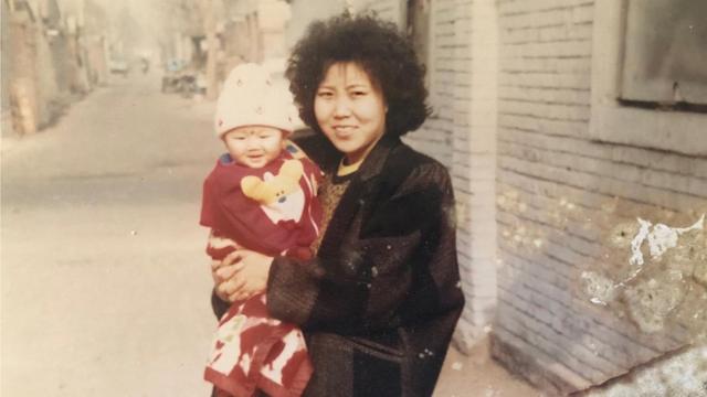 1989年春天，呂京花與女兒