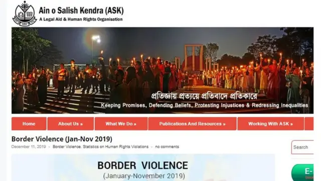 সীমান্তে হত্যাকাণ্ডের সংখ্যা নিয়ে আজ রাজধানীতে এক প্রতিবেদন প্রকাশ করেছে আসক