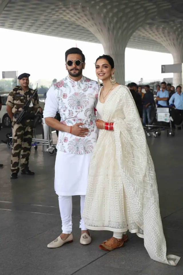 अभिनेता रणवीर सिंह और अभिनेत्री दीपिका पादुकोण