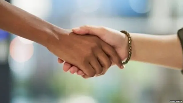 हाथ मिलाना