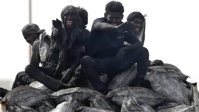 કોલસાના કામગારો