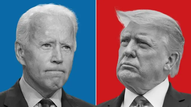 Biden e Trump