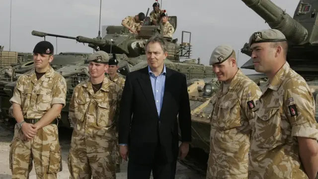 Tony Blair. Foto de archivo: 2005