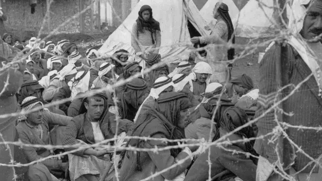 أسرى فلسطينيون في جنين 1939