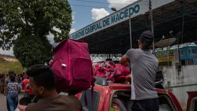 La frontera de Venezuela y Brasil