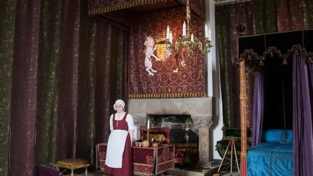 غرفة ملكية داخل قلعة ستيرلينغ