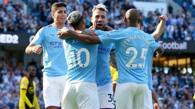 Nicolas Otamendi yinjije igitsindo ca gatanu ca City inyuma y'iminota 18