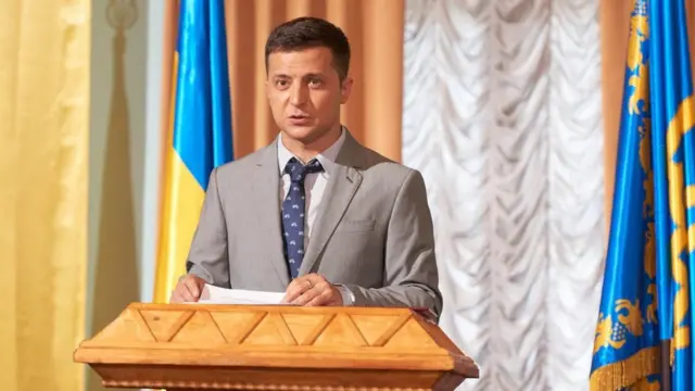 Фрагмент фільму "Слуга народу", зйомки 2015 року