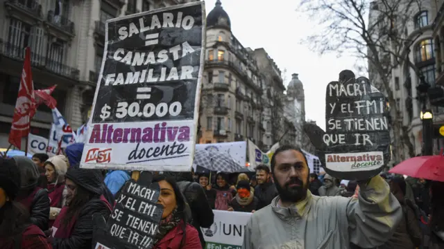 Protestas en Argentina