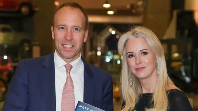 Matt Hancock and Isabel Oakeshott.
