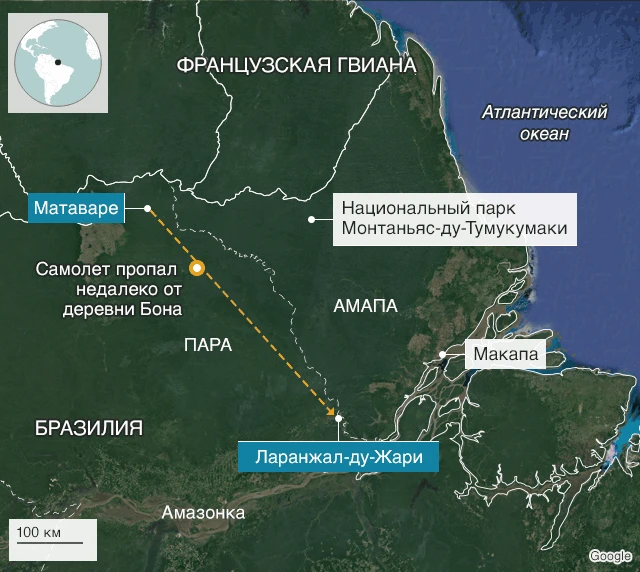 Карта района