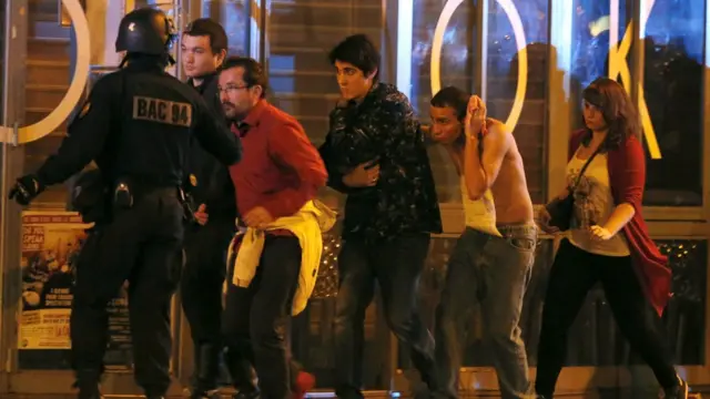Bataclan konser salonundan tahli edilenler, 13 Kasım 2015