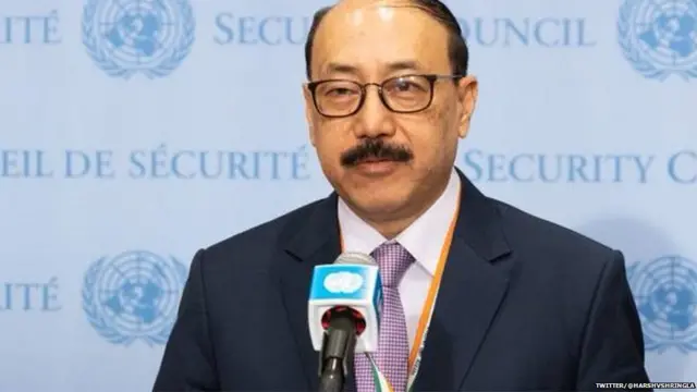 भारत के विदेश सचिव हर्षवर्धन श्रृंगला