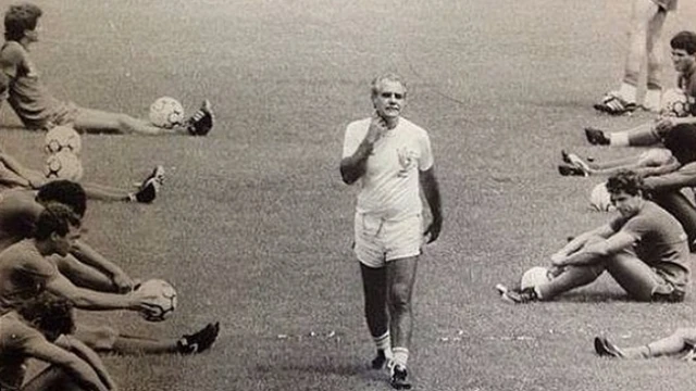 Evaristo, pictured as Brazil manager in 1985