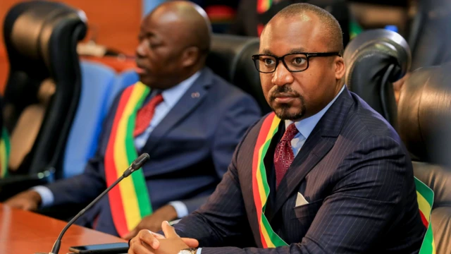 Denis-Christel Sassou Nguesso est député dOyo, le village présidentiel, depuis 2012.