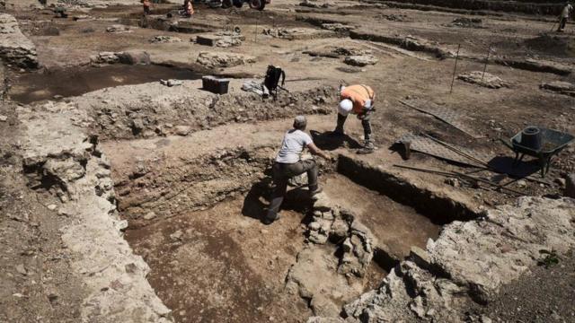 Excavaciones de ruinas romanas en Vienne