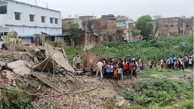 બિહારમાં મકાનમાં બ્લાસ્ટ