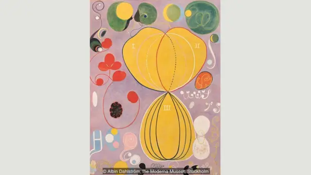 Group IV, No 7, The Ten Largest, Adulthood adalah karya monumental dari Af Klint