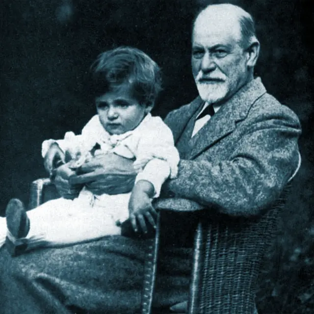 Sigmund Freud con El pequeño Hans