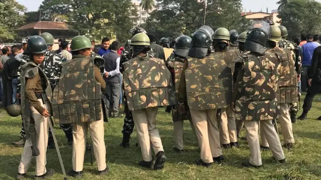 गुवाहाटी में विरोध प्रदर्शन