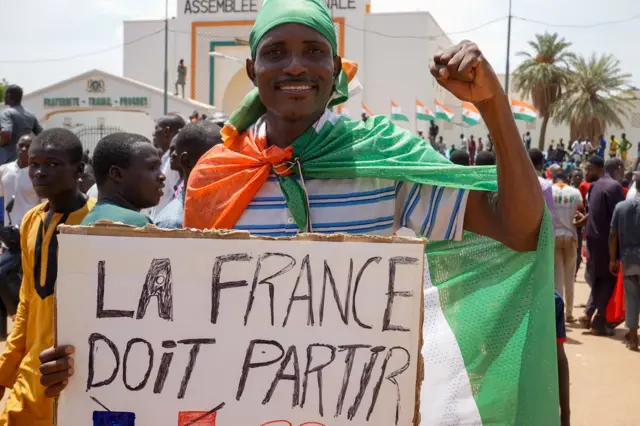 Manifestant au Niger