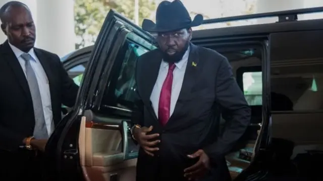 Onyeisiala mba Ndịda Sudan bụ Salva Kiir